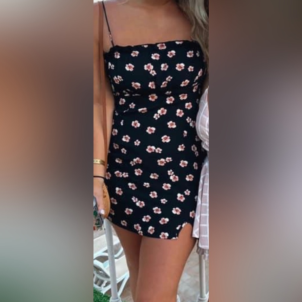 Summer mini dress, form fitting